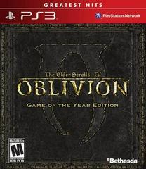 Elder Scrolls IV Oblivion Game of the Year [Greatest Hits] - Playstation 3 | Anubis Games and Hobby