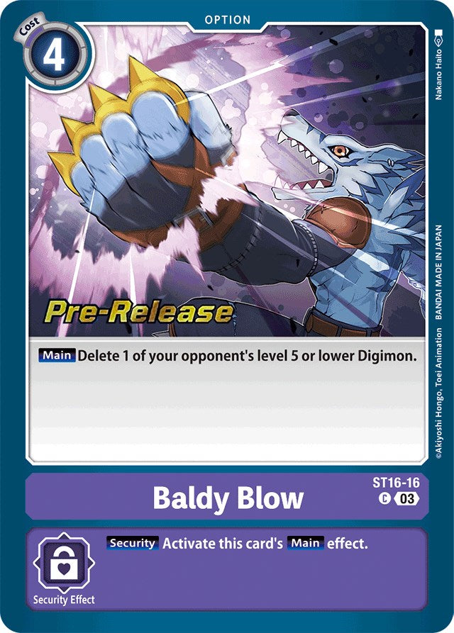 Baldy Blow [ST16-16] [Starter Deck: Wolf of Friendship Pre-Release Cards] | Anubis Games and Hobby