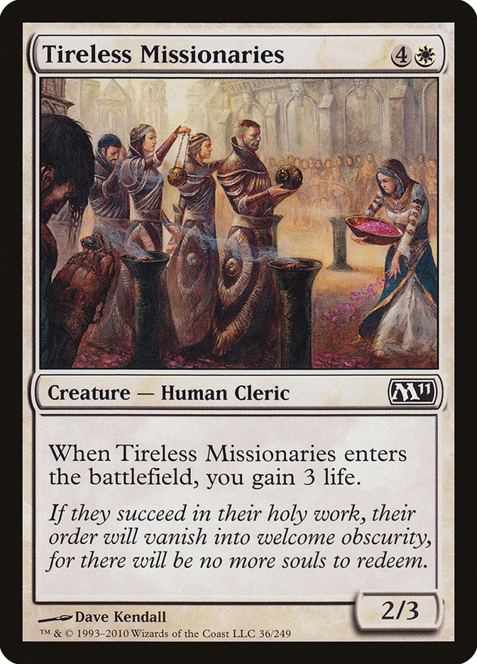 Tireless Missionaries [Magic 2011] | Anubis Games and Hobby