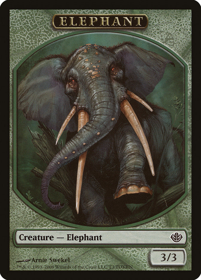 Elephant Token [Duel Decks: Garruk vs. Liliana Tokens] | Anubis Games and Hobby