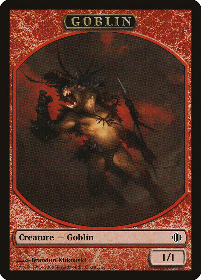 Goblin Token [Shards of Alara Tokens] | Anubis Games and Hobby