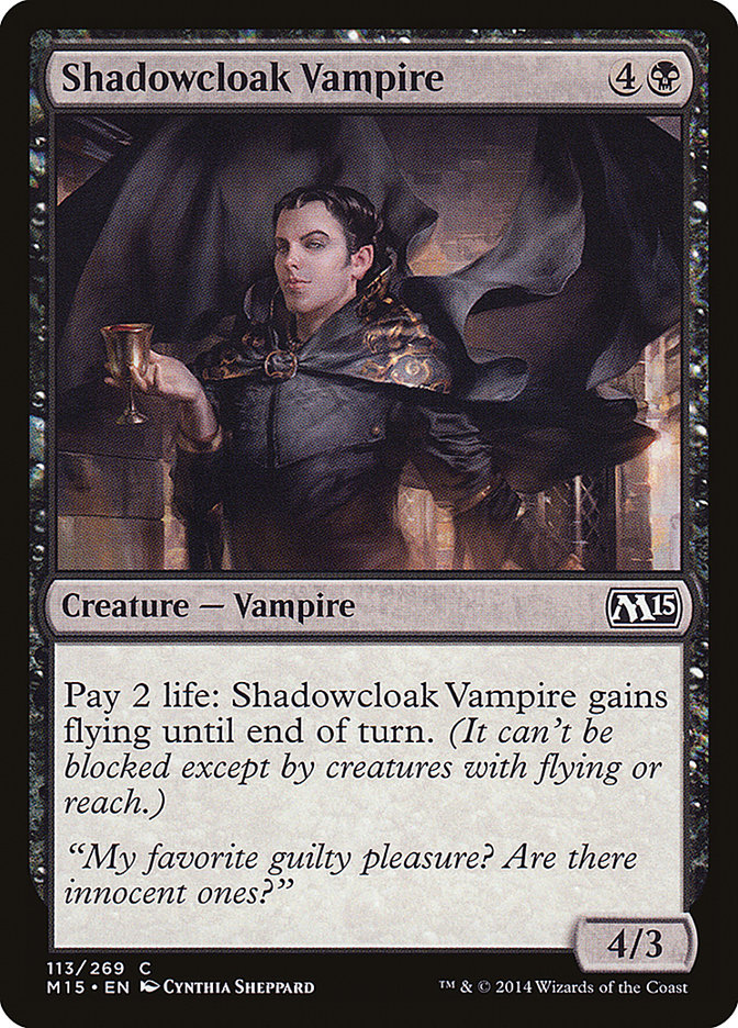 Shadowcloak Vampire [Magic 2015] | Anubis Games and Hobby