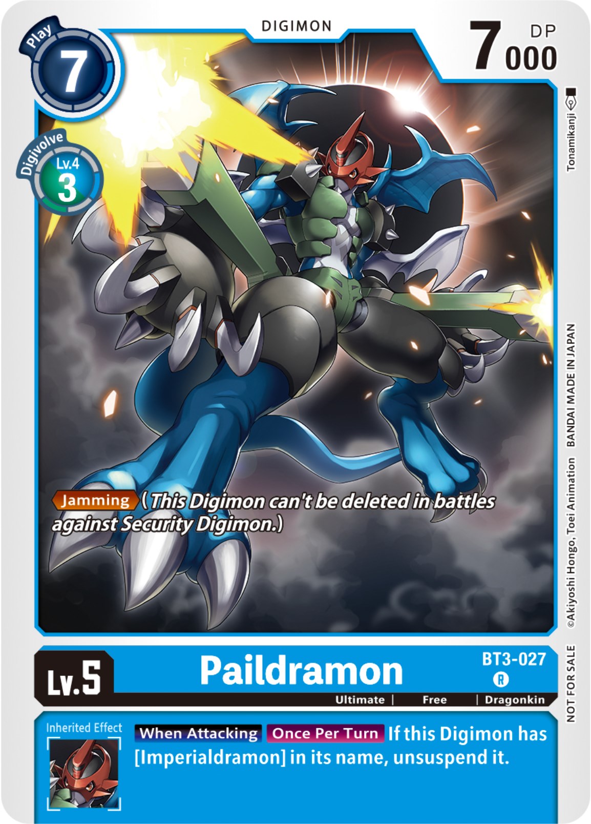 Paildramon [BT3-027] (NYCC 2023 Demo Deck) [Release Special Booster Ver.1.5] | Anubis Games and Hobby