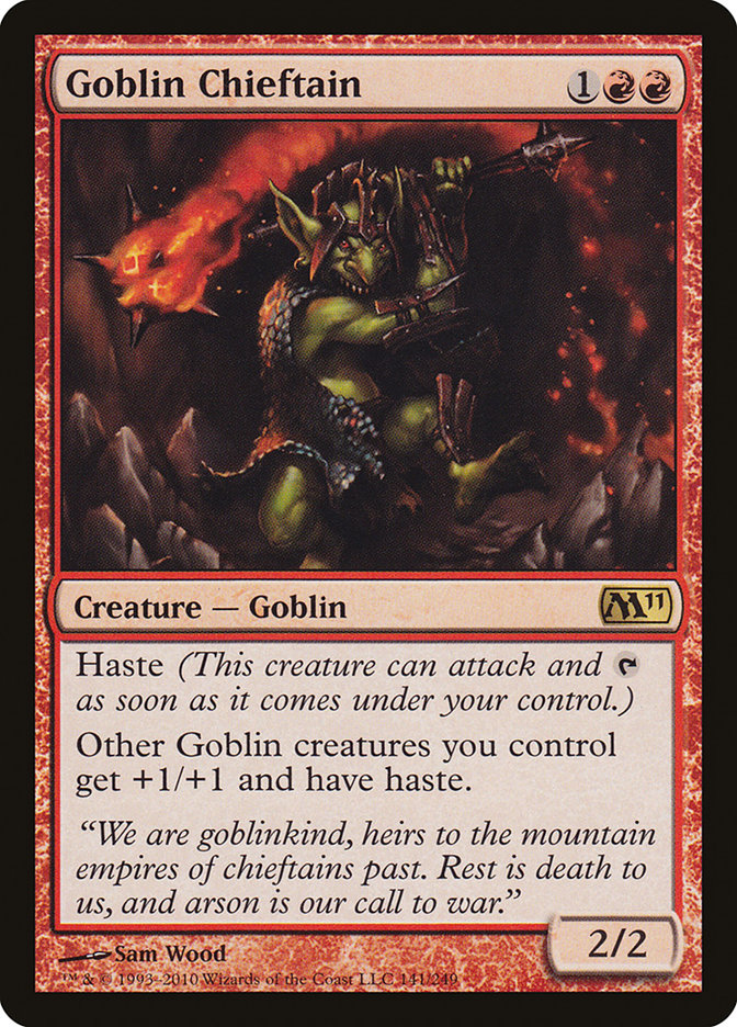 Goblin Chieftain [Magic 2011] | Anubis Games and Hobby