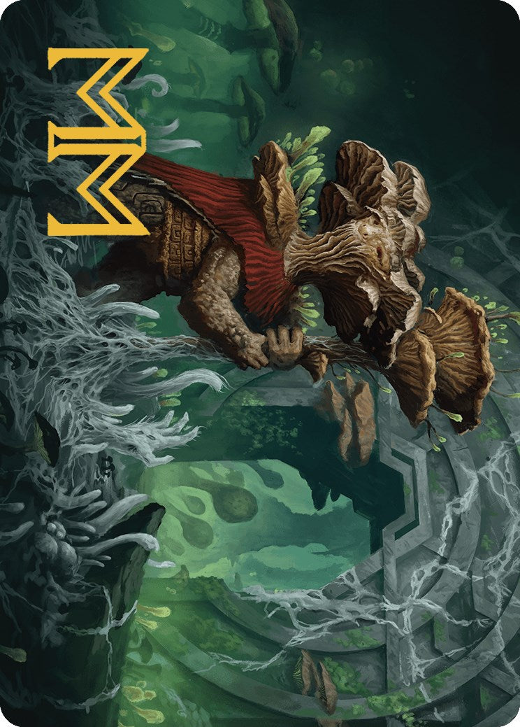 Tendril of the Mycotyrant Art Card (Gold-Stamped Signature) [The Lost Caverns of Ixalan Art Series] | Anubis Games and Hobby