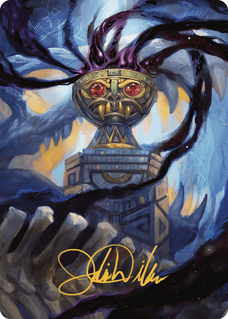 Chalice of the Void Art Card (Gold-Stamped Signature) [The Lost Caverns of Ixalan Art Series] | Anubis Games and Hobby