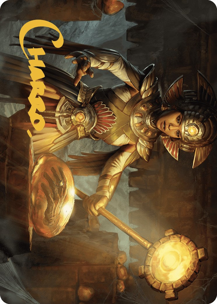 Curator of Sun's Creation Art Card (Gold-Stamped Signature) [The Lost Caverns of Ixalan Art Series] | Anubis Games and Hobby