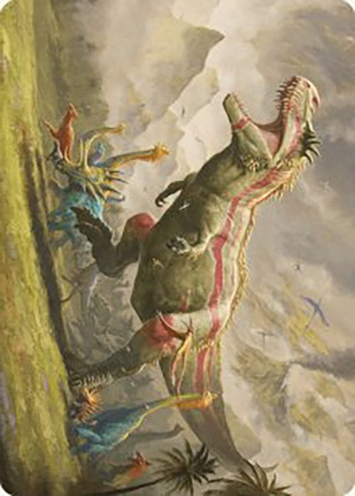 Ghalta, Stampede Tyrant Art Card [The Lost Caverns of Ixalan Art Series] | Anubis Games and Hobby