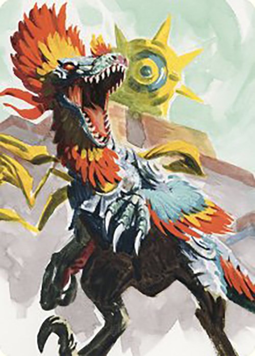 Pantlaza, Sun-Favored Art Card [The Lost Caverns of Ixalan Art Series] | Anubis Games and Hobby