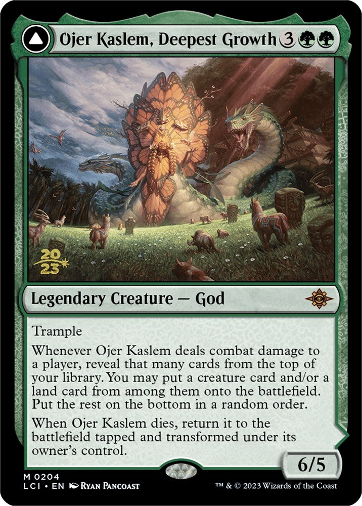 Ojer Kaslem, Deepest Growth // Temple of Cultivation [The Lost Caverns of Ixalan Prerelease Cards] | Anubis Games and Hobby