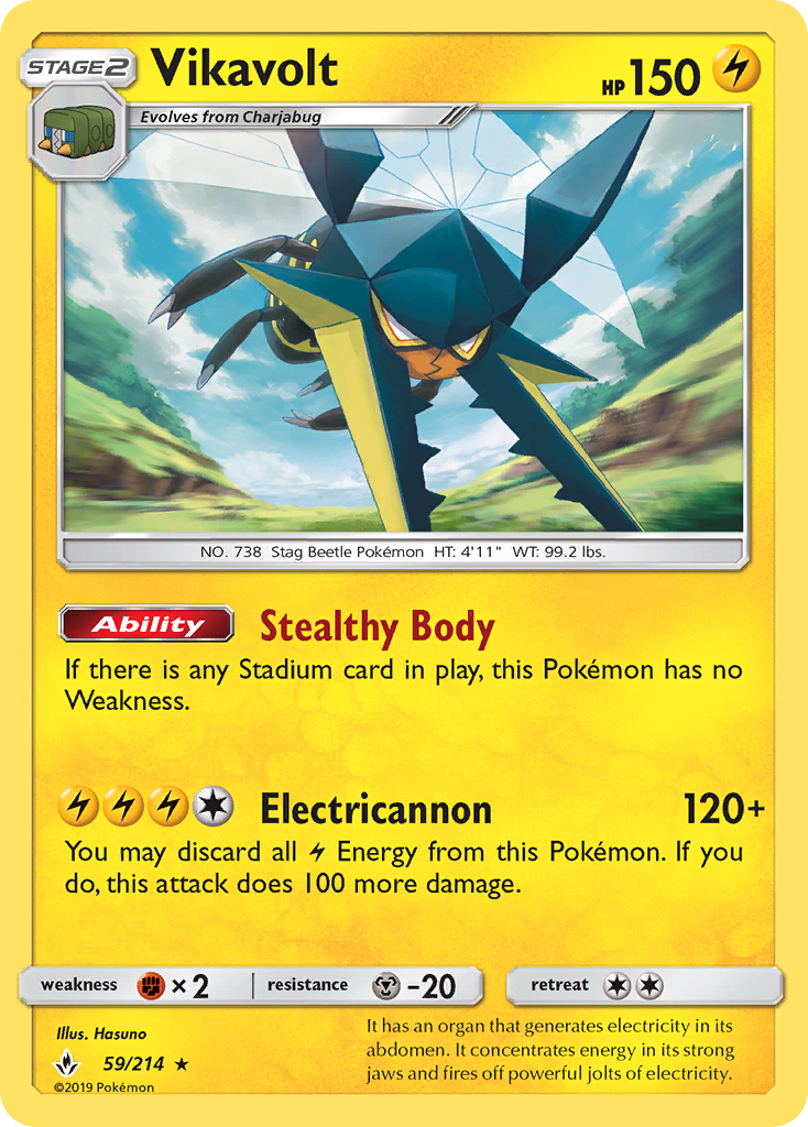 Vikavolt (59/214) [Sun & Moon: Unbroken Bonds] | Anubis Games and Hobby