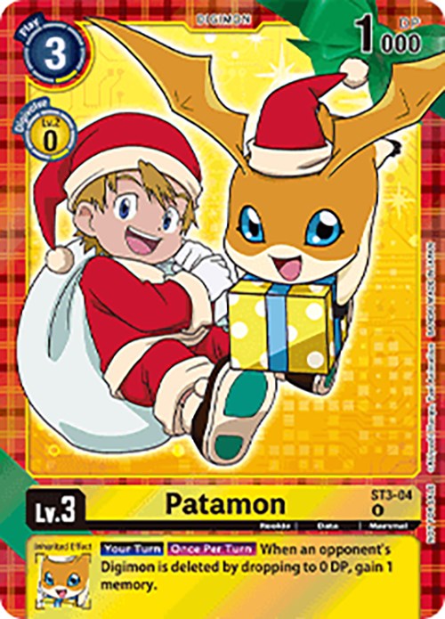 Patamon [ST3-04] (Winter Holiday 2023) [Starter Deck: Heaven's Yellow] | Anubis Games and Hobby