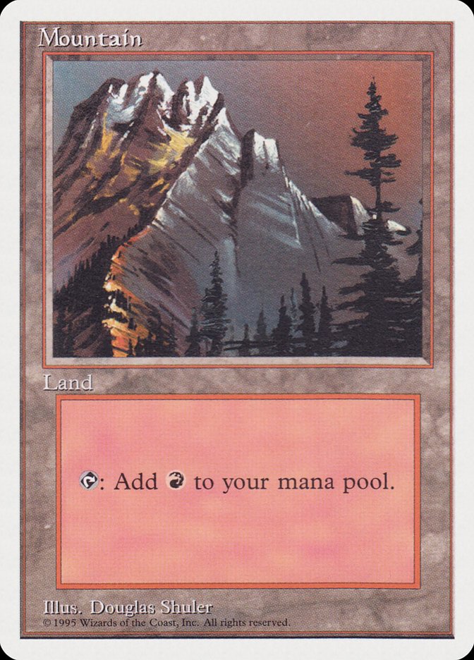 Mountain (Red Sky in the Top Right) [Rivals Quick Start Set] | Anubis Games and Hobby