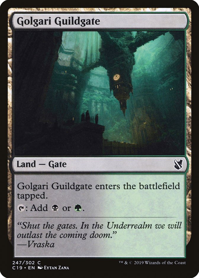 Golgari Guildgate [Commander 2019] | Anubis Games and Hobby