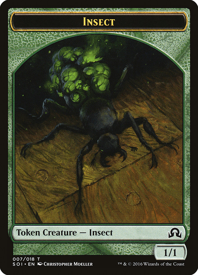Insect Token [Shadows over Innistrad Tokens] | Anubis Games and Hobby