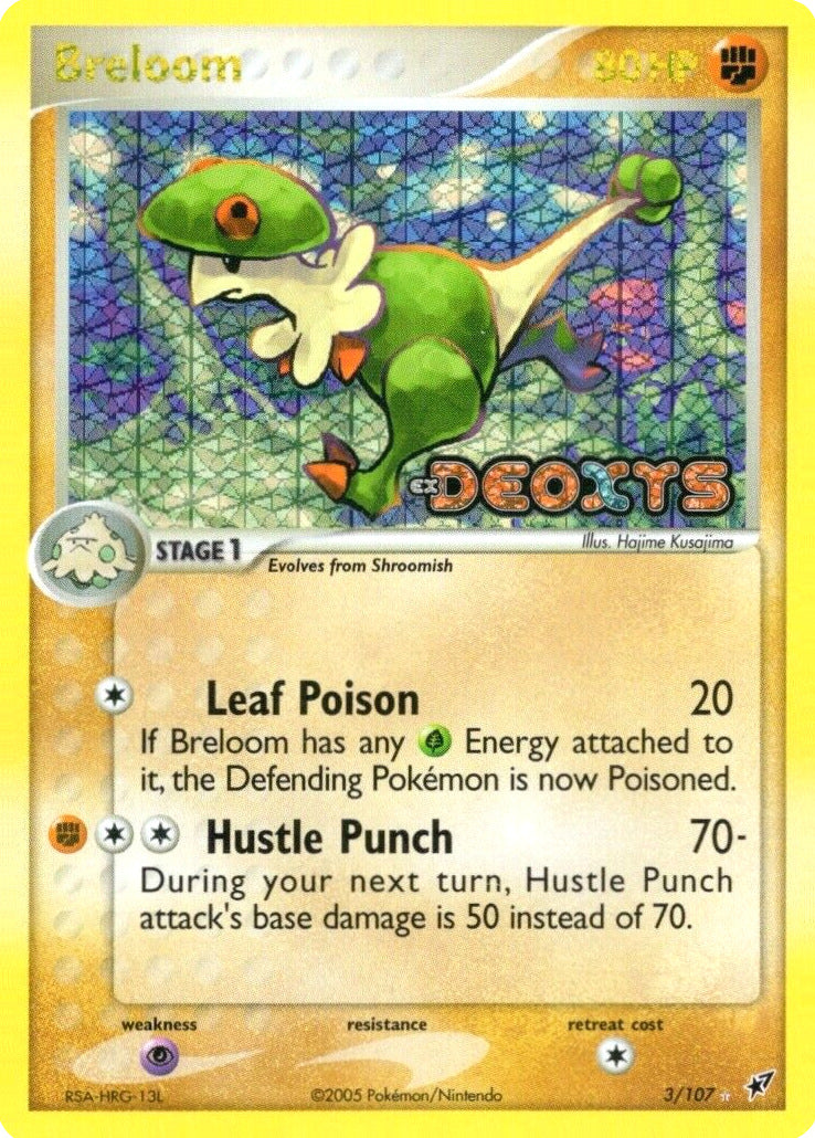 Breloom (3/107) (Stamped) [EX: Deoxys] | Anubis Games and Hobby