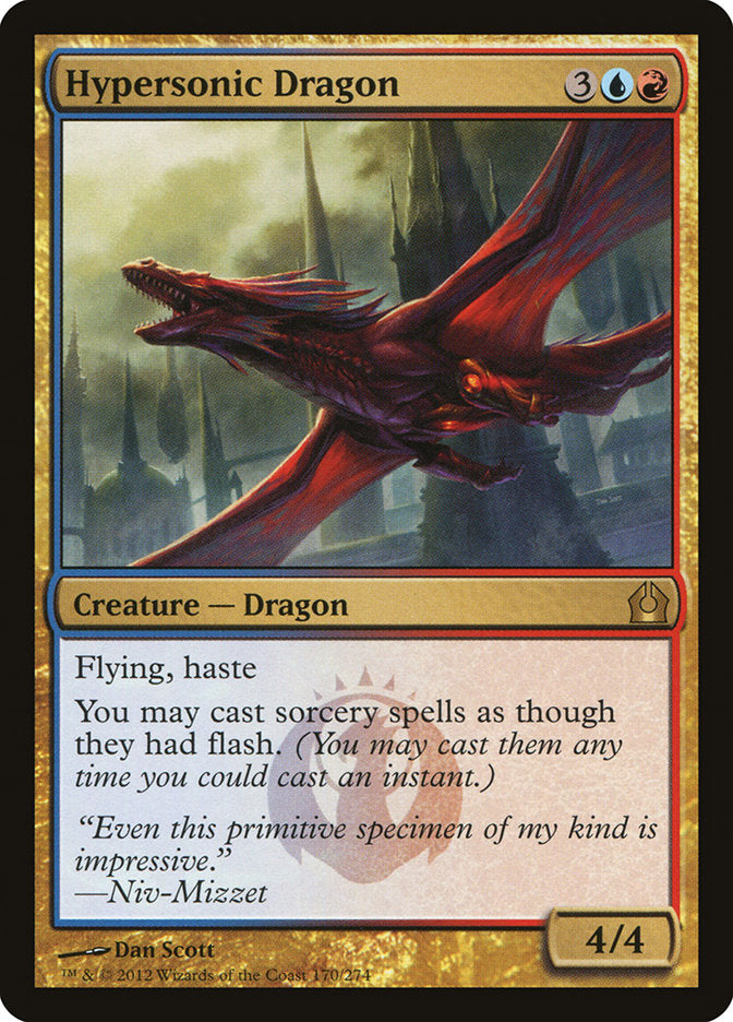 Hypersonic Dragon [Return to Ravnica] | Anubis Games and Hobby