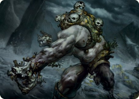 Skull Skaab Art Card [Innistrad: Crimson Vow Art Series] | Anubis Games and Hobby