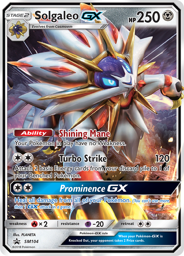 Solgaleo GX (SM104) [Sun & Moon: Black Star Promos] | Anubis Games and Hobby