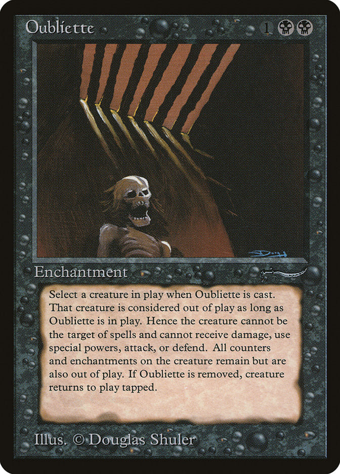 Oubliette (Dark Mana Cost) [Arabian Nights] | Anubis Games and Hobby