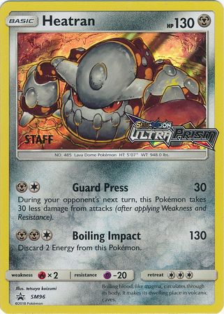 Heatran (SM96) (Staff Prerelease Promo) [Sun & Moon: Black Star Promos] | Anubis Games and Hobby