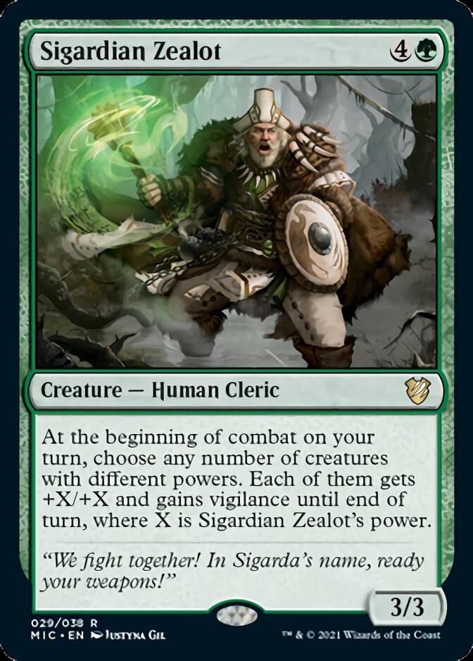 Sigardian Zealot [Innistrad: Midnight Hunt Commander] | Anubis Games and Hobby