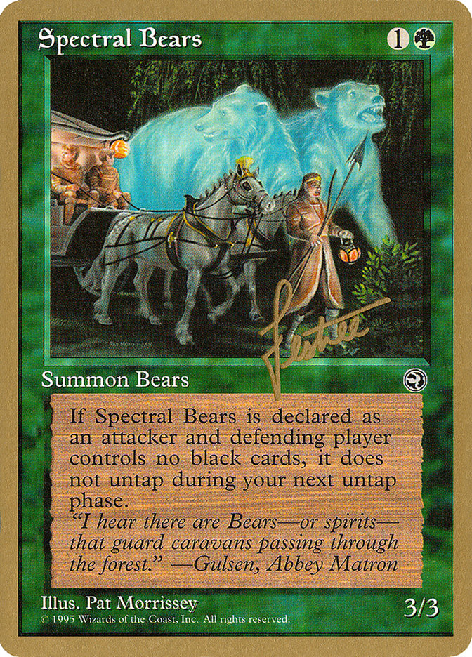 Spectral Bears (Bertrand Lestree) [Pro Tour Collector Set] | Anubis Games and Hobby