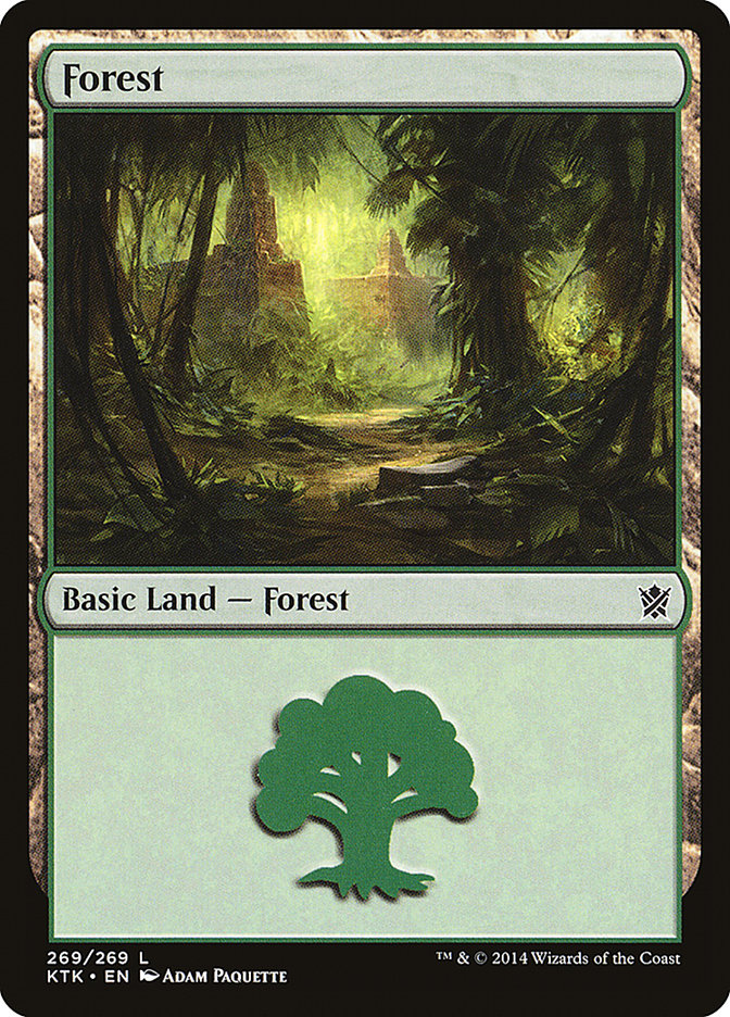 Forest (269) [Khans of Tarkir] | Anubis Games and Hobby