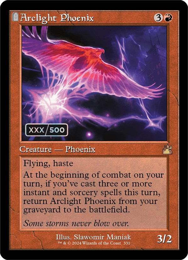 Arclight Phoenix (Retro) (Serialized) [Ravnica Remastered] | Anubis Games and Hobby