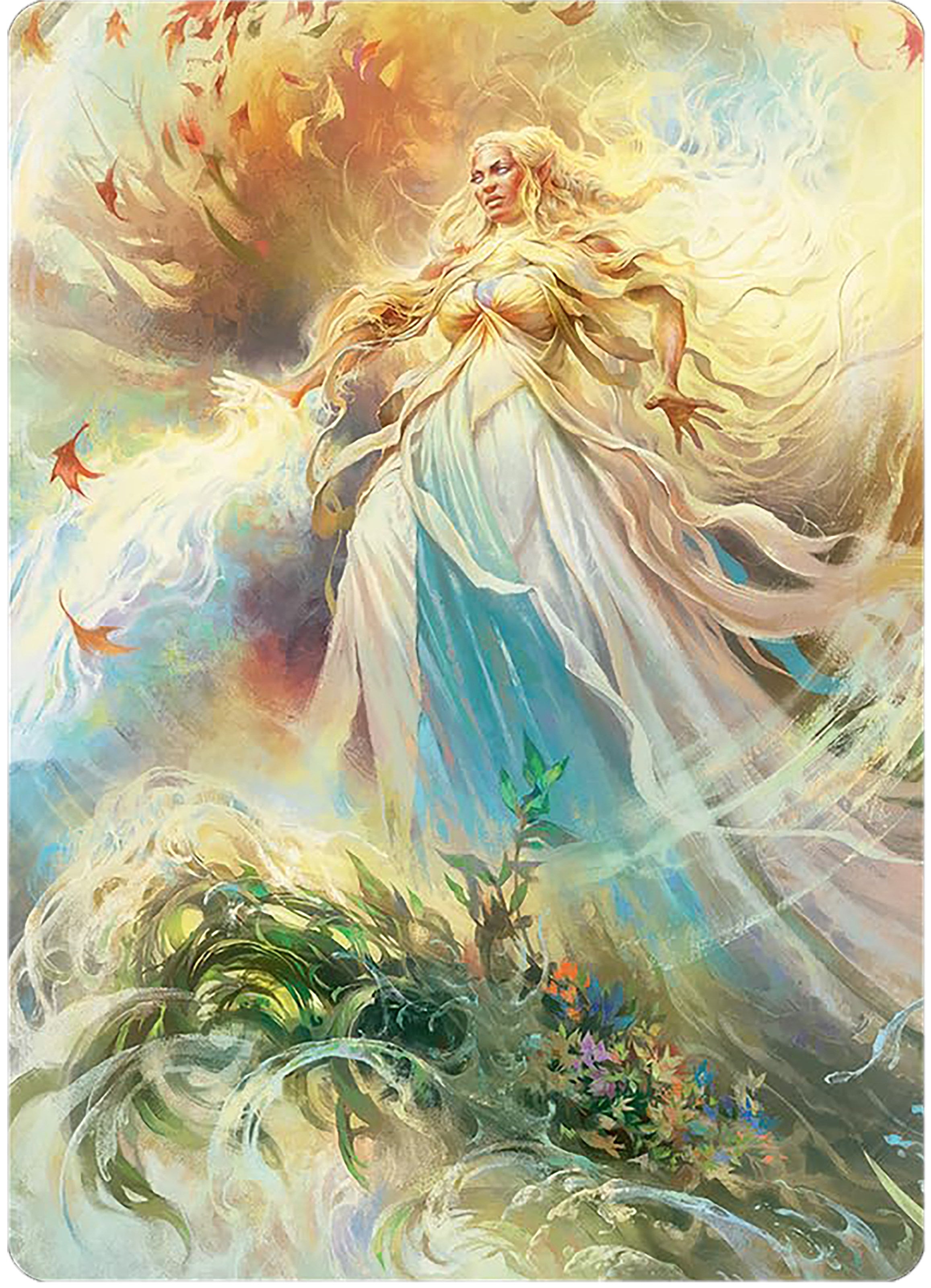 Galadriel, Light of Valinor Art Card [The Lord of the Rings: Tales of Middle-earth Art Series] | Anubis Games and Hobby