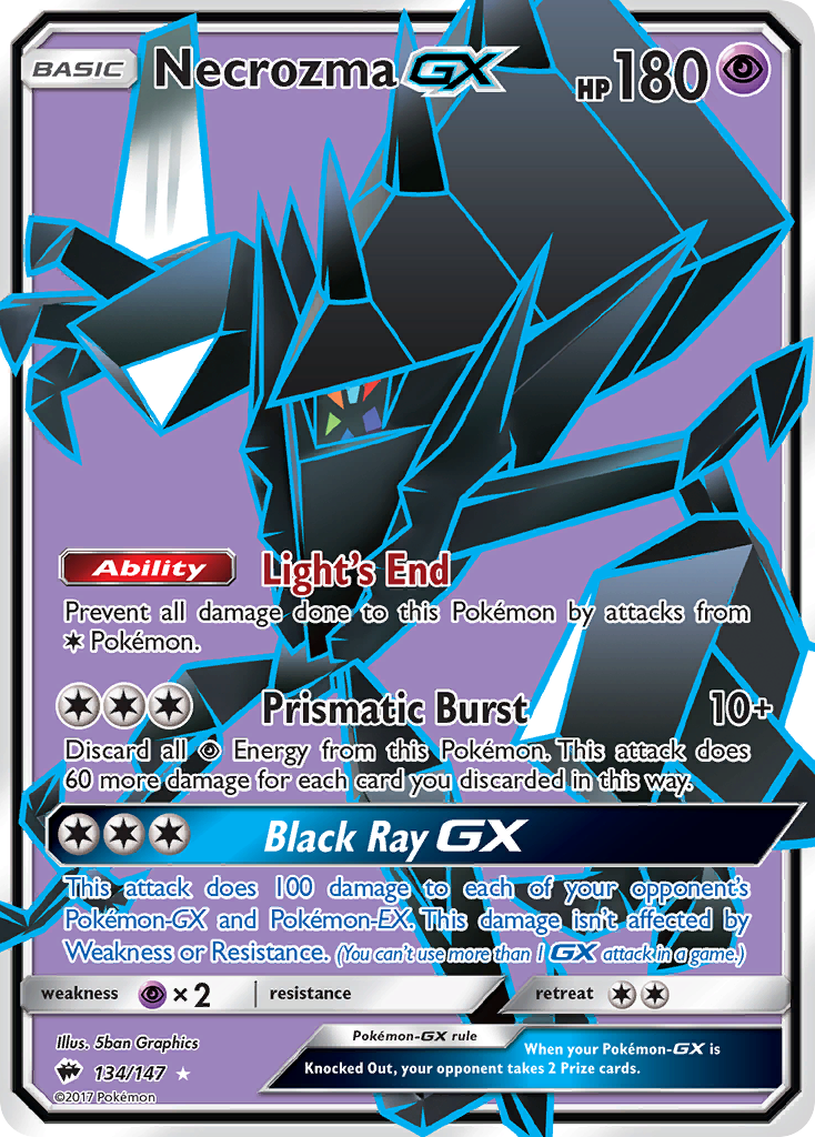 Necrozma GX (134/147) [Sun & Moon: Burning Shadows] | Anubis Games and Hobby