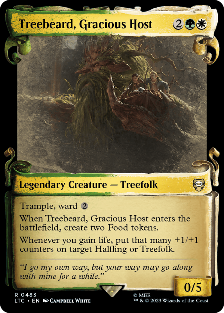 Treebeard, Gracious Host [The Lord of the Rings: Tales of Middle-Earth Commander Showcase Scrolls] | Anubis Games and Hobby