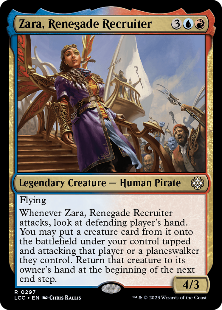 Zara, Renegade Recruiter [The Lost Caverns of Ixalan Commander] | Anubis Games and Hobby