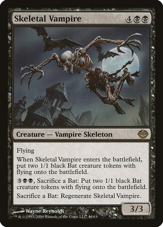 Skeletal Vampire [Duel Decks: Garruk vs. Liliana] | Anubis Games and Hobby