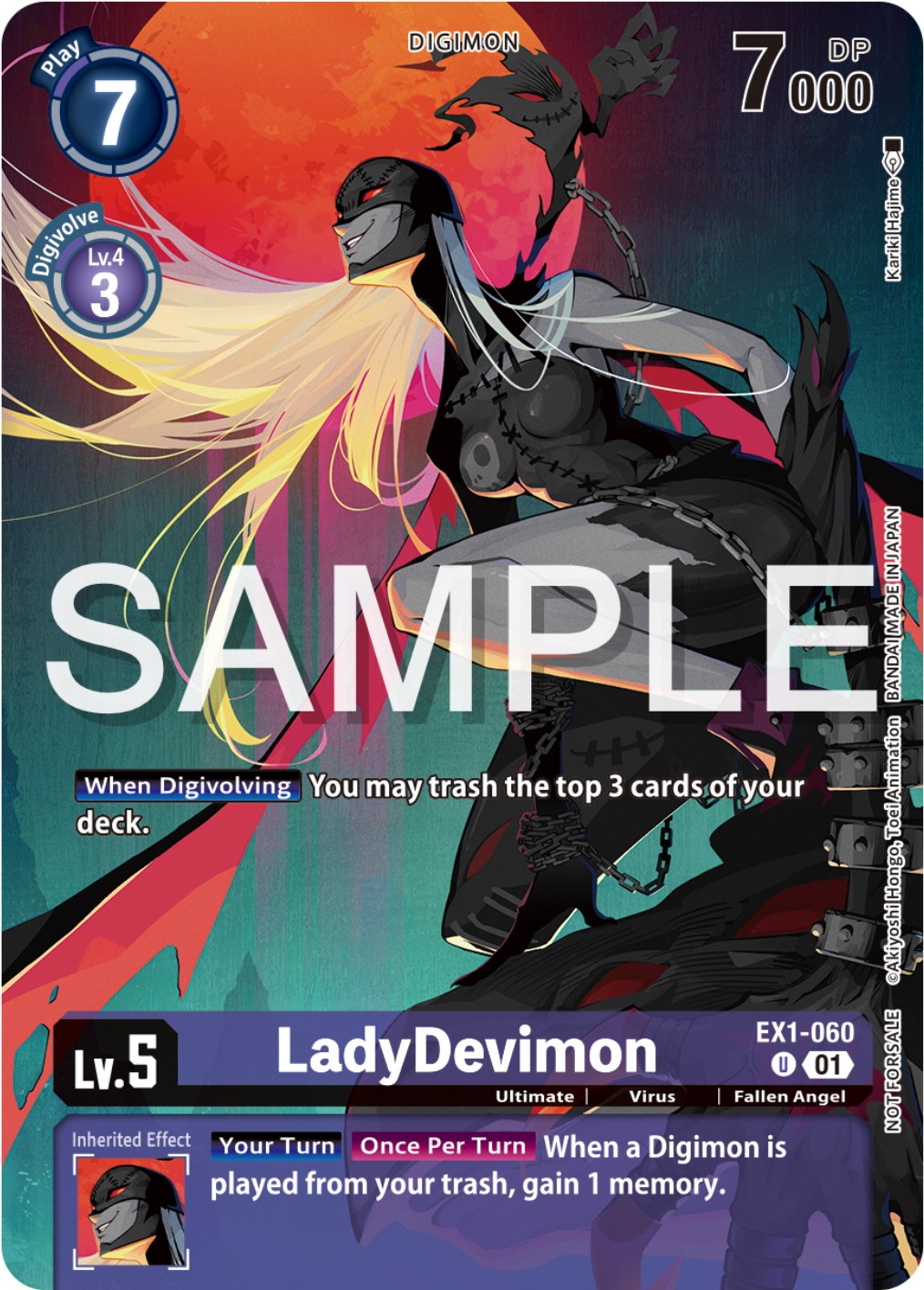 LadyDevimon [EX1-060] (Digimon Illustration Competition Pack 2023) [Classic Collection Promos] | Anubis Games and Hobby