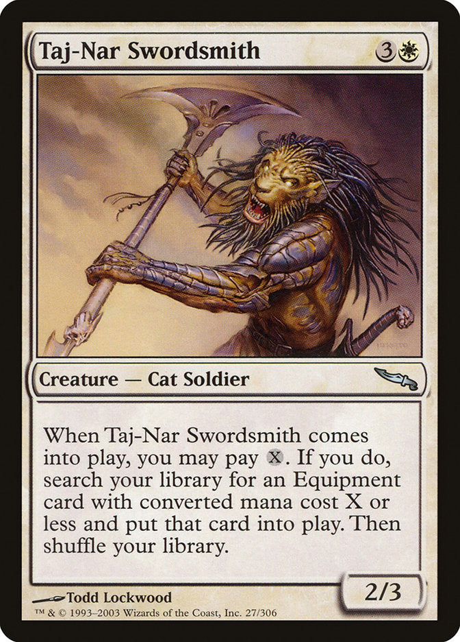 Taj-Nar Swordsmith [Mirrodin] | Anubis Games and Hobby