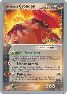 Team Magma's Groudon (9/95) (Magma Spirit - Tsuguyoshi Yamato) [World Championships 2004] | Anubis Games and Hobby