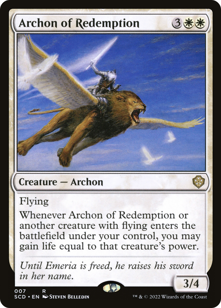 Archon of Redemption [Starter Commander Decks] | Anubis Games and Hobby