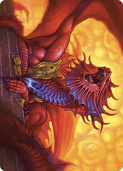 Niv-Mizzet, Guildpact Art Card (44/49) [Murders at Karlov Manor Art Series] | Anubis Games and Hobby