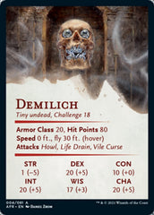 Demilich Art Card [Dungeons & Dragons: Adventures in the Forgotten Realms Art Series] | Anubis Games and Hobby