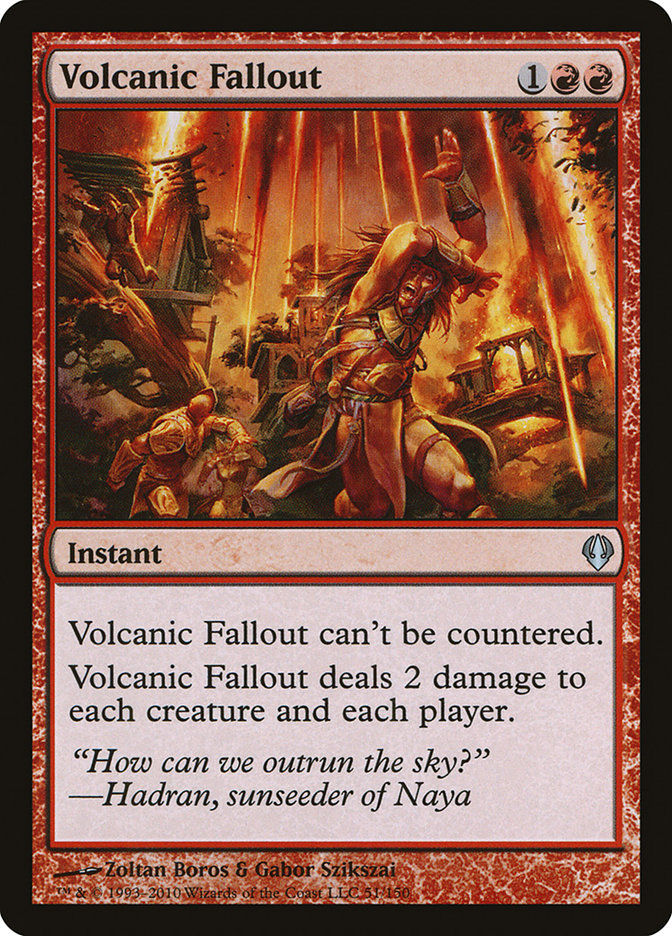 Volcanic Fallout [Archenemy] | Anubis Games and Hobby