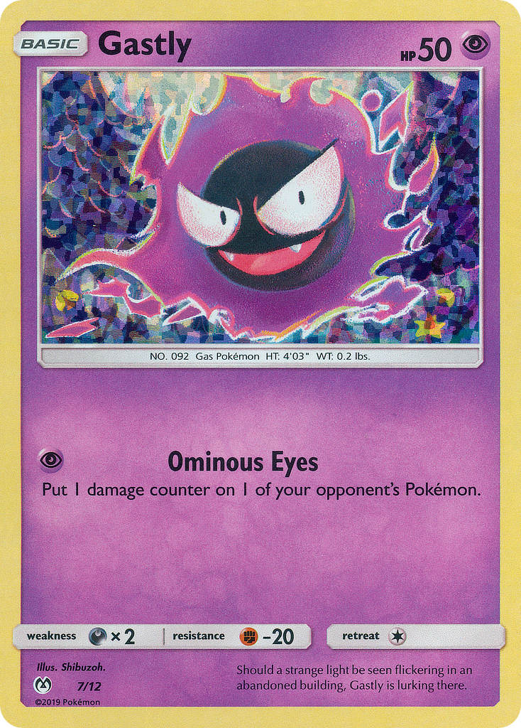 Gastly (7/12) [McDonald's Promos: 2019 Collection] | Anubis Games and Hobby