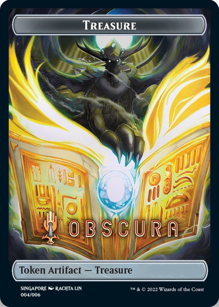 Treasure Token (Obscura) (Southeast Asia Artists) [Streets of New Capenna Tokens] | Anubis Games and Hobby