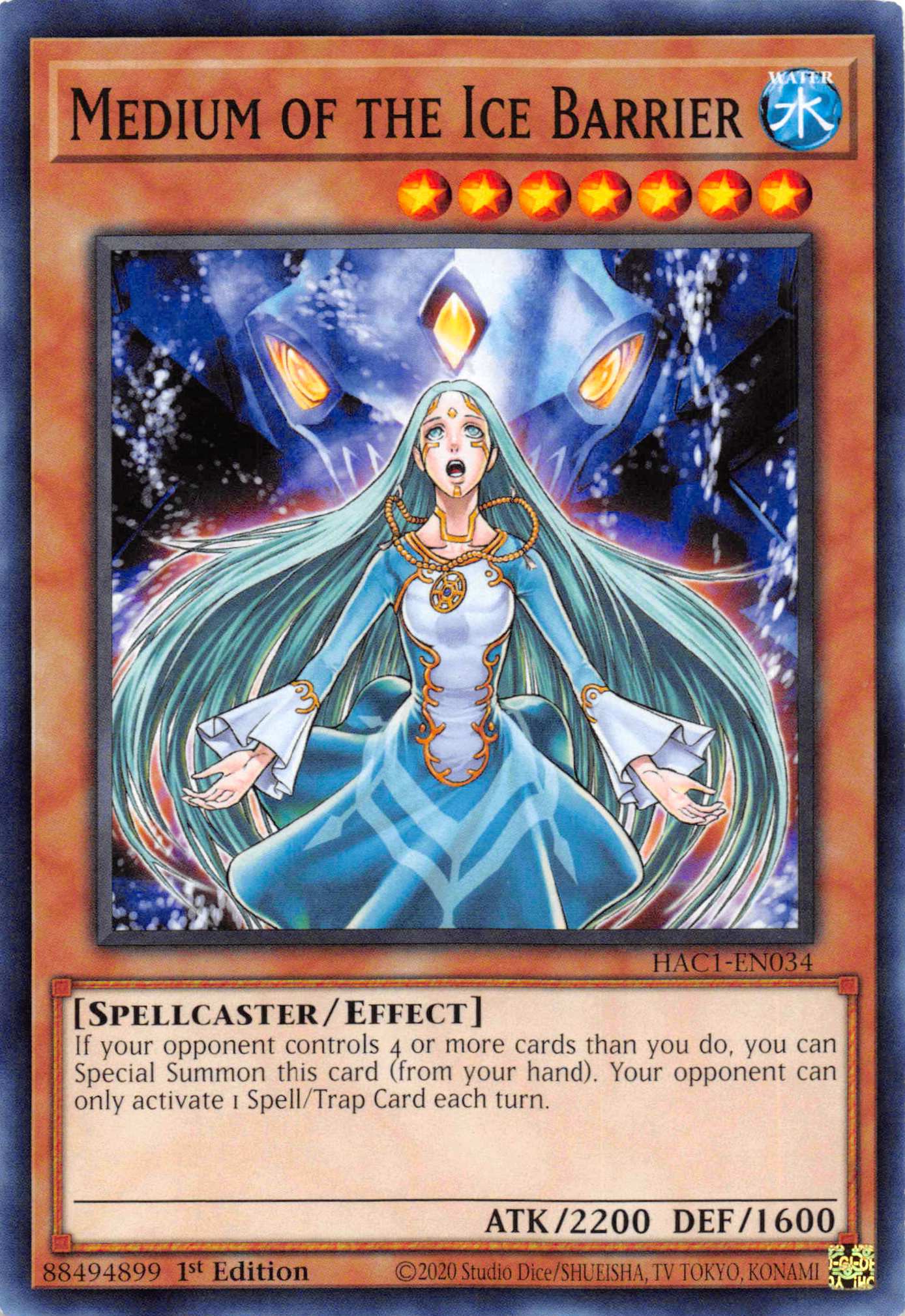 Medium of the Ice Barrier (Duel Terminal) [HAC1-EN034] Parallel Rare | Anubis Games and Hobby