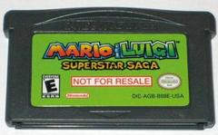 Mario and Luigi Superstar Saga [Not for Resale] - GameBoy Advance | Anubis Games and Hobby