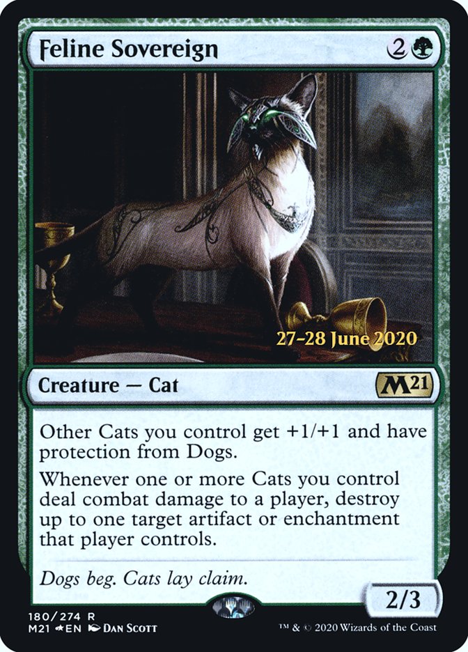 Feline Sovereign [Core Set 2021 Prerelease Promos] | Anubis Games and Hobby