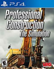 Professional Construction The Simulation - Playstation 4 | Anubis Games and Hobby