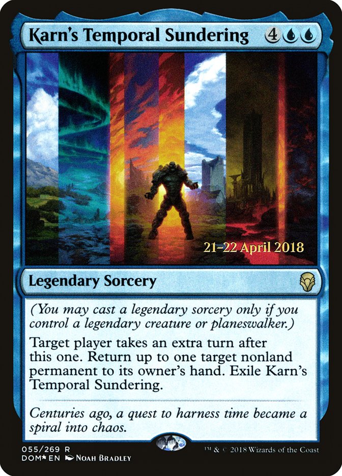 Karn's Temporal Sundering [Dominaria Prerelease Promos] | Anubis Games and Hobby