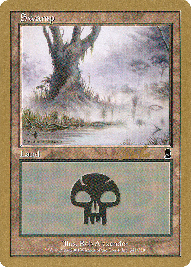 Swamp (cr341) (Carlos Romao) [World Championship Decks 2002] | Anubis Games and Hobby