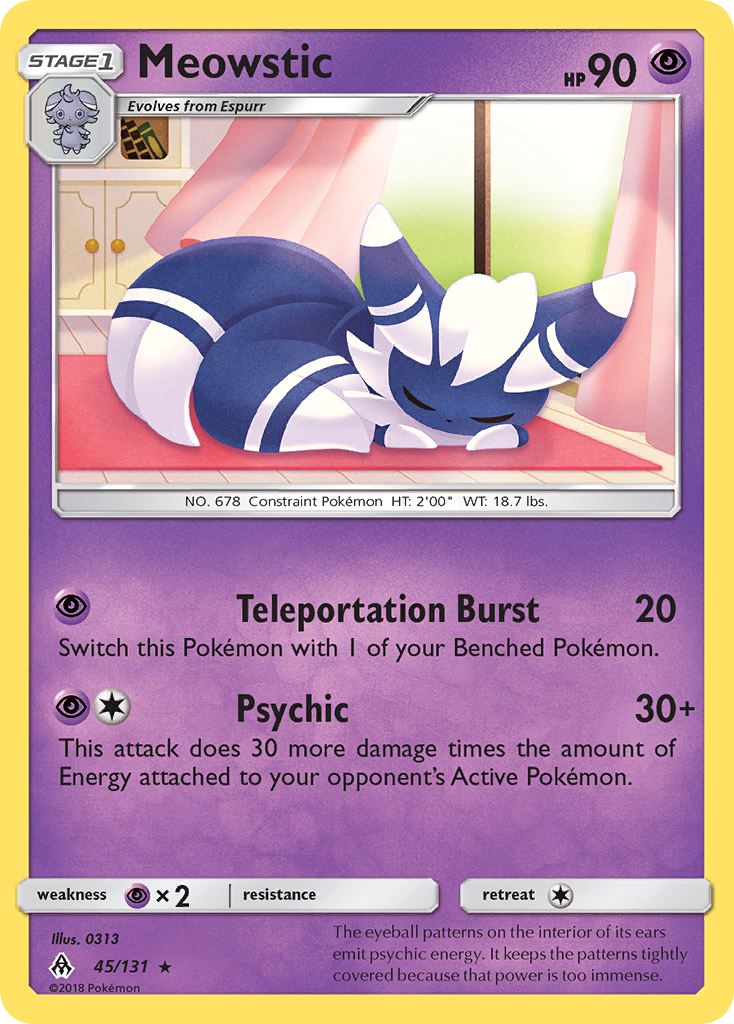 Meowstic (45/131) [Sun & Moon: Forbidden Light] | Anubis Games and Hobby